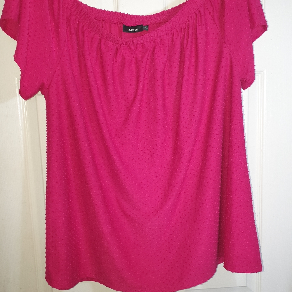 Apt. 9 Plus Size Pink Blouse Plus Size 1x - image 6